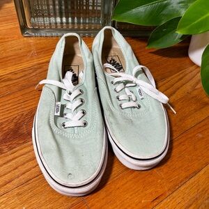 Mint green Vans